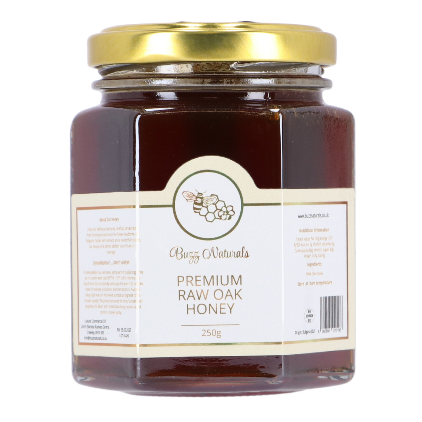 Raw Oak Honey 250g