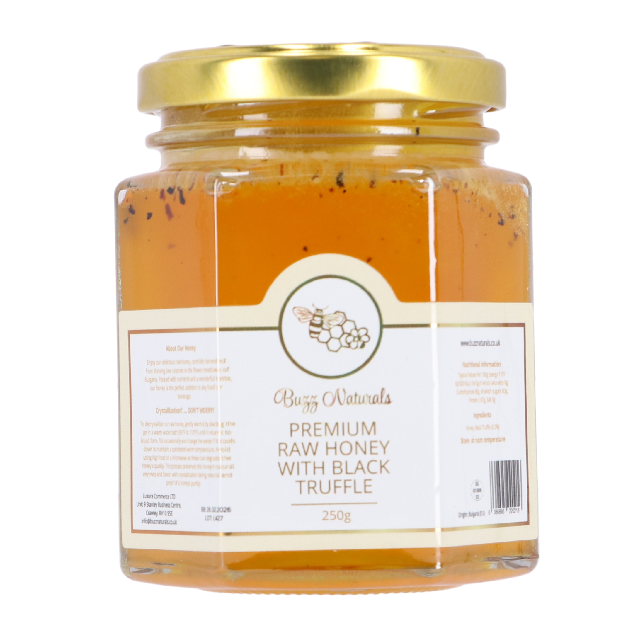 Buzz Natural's Raw Black Truffle Honey 250g