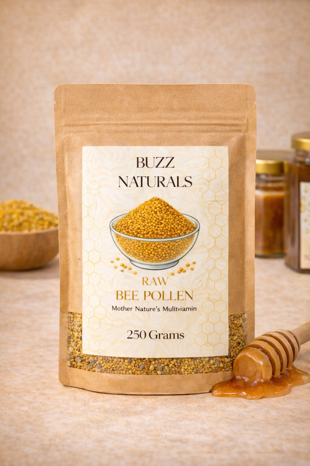 Buzz Naturals Bee Pollen 250g